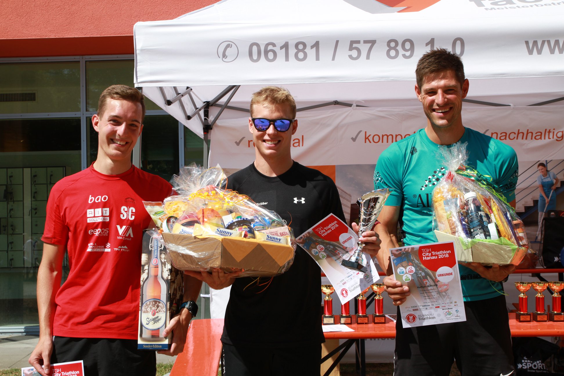 Größer gelingt Titelverteidigung beim City-Triathlon in Hanau