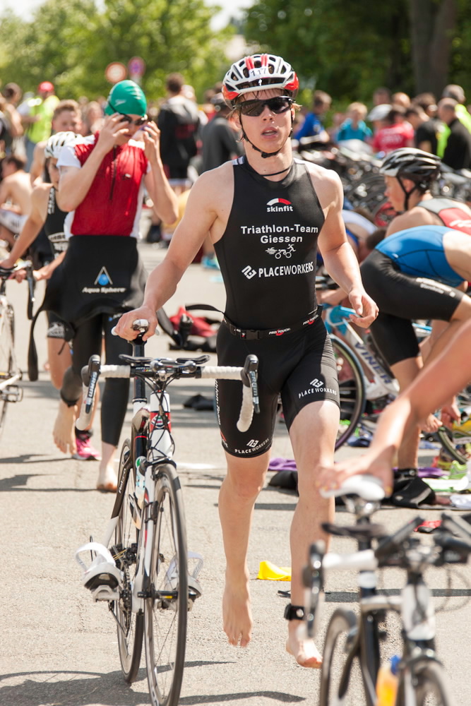 Größer Dritter beim Short Track Triathlon in Griesheim