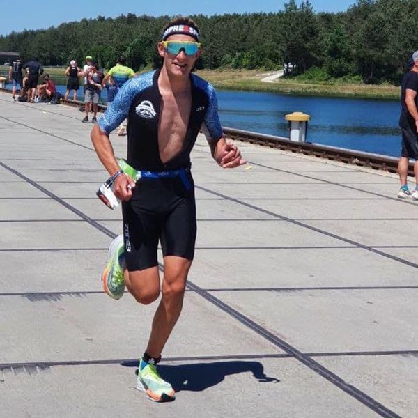 Janik Ortanderl bei der Challenge Roth 2022